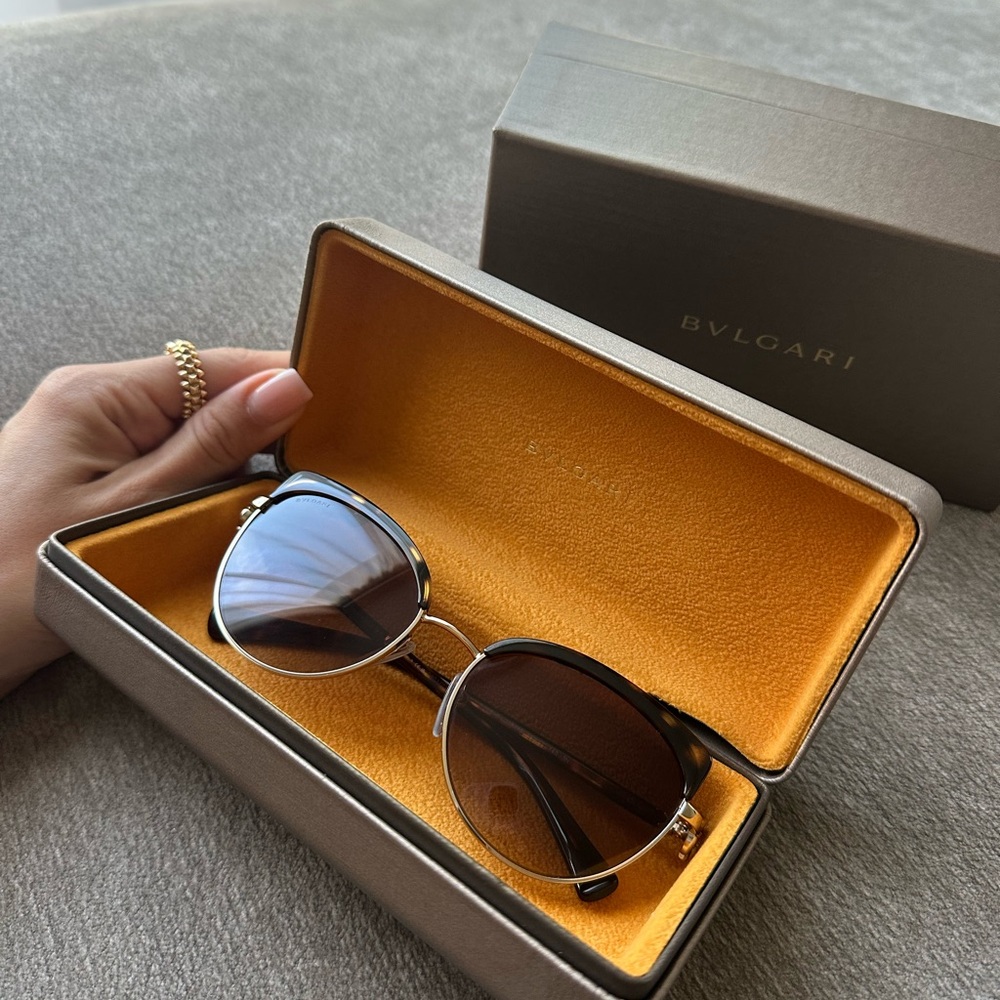 Bulgari Sunglasses with Brown Lenses
